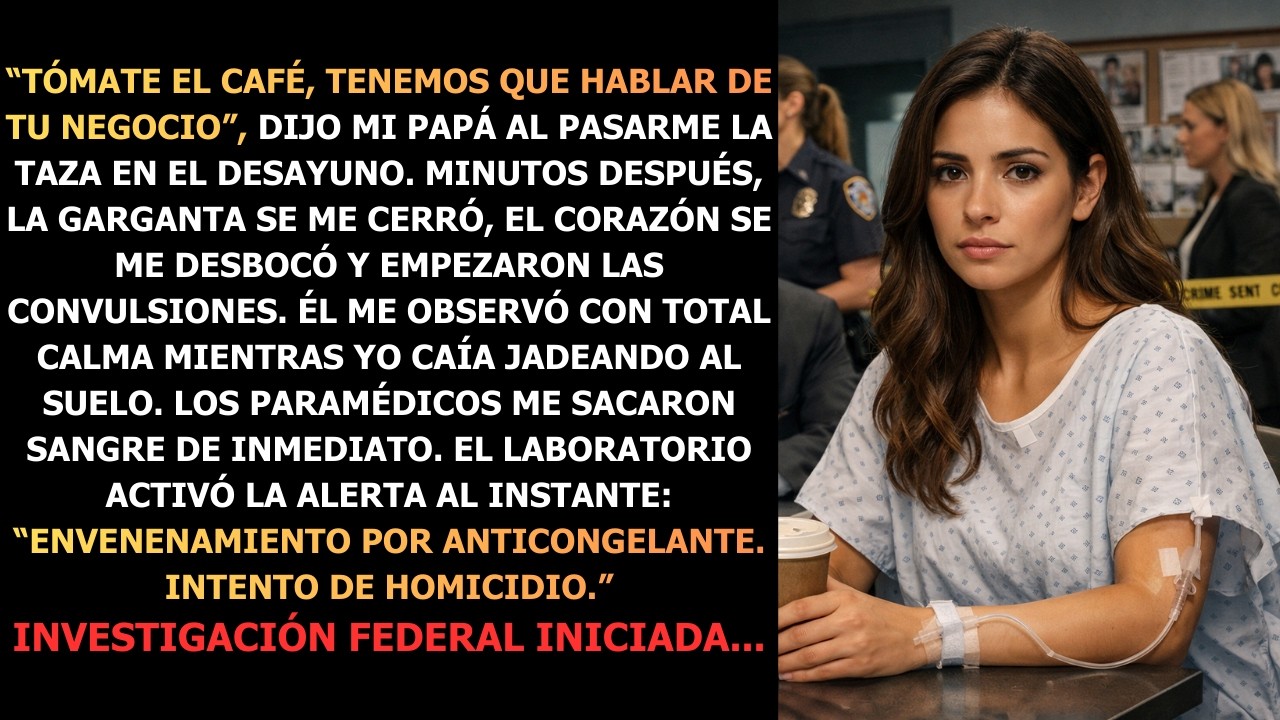 Papá envenenó mi café diciendo  Los muertos no son dueños de empresas… el reporte toxicológico