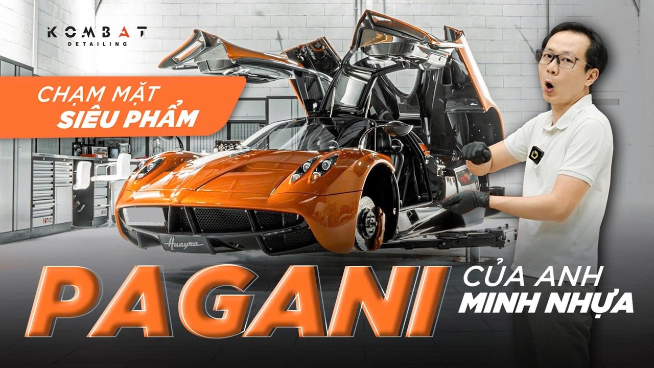 4K | Nín Thở Khi Detailing Pagani Huayra Của Anh Minh Nhựa | Phục Hồi Lại Mặt Sơn Cũ Mờ.
