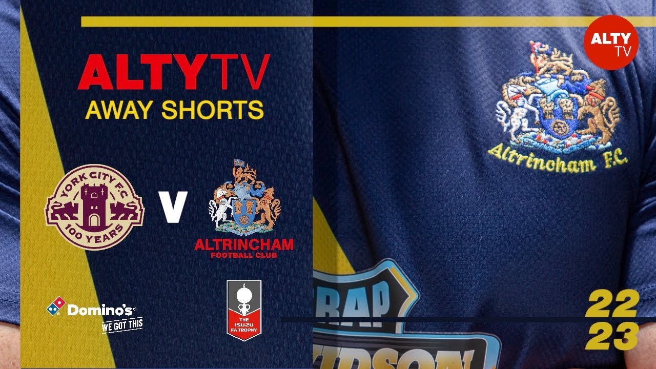 York City Vs Altrincham | Isuzu FA Trophy Quater Final | Alty TV Away Shorts | 11/03/2023