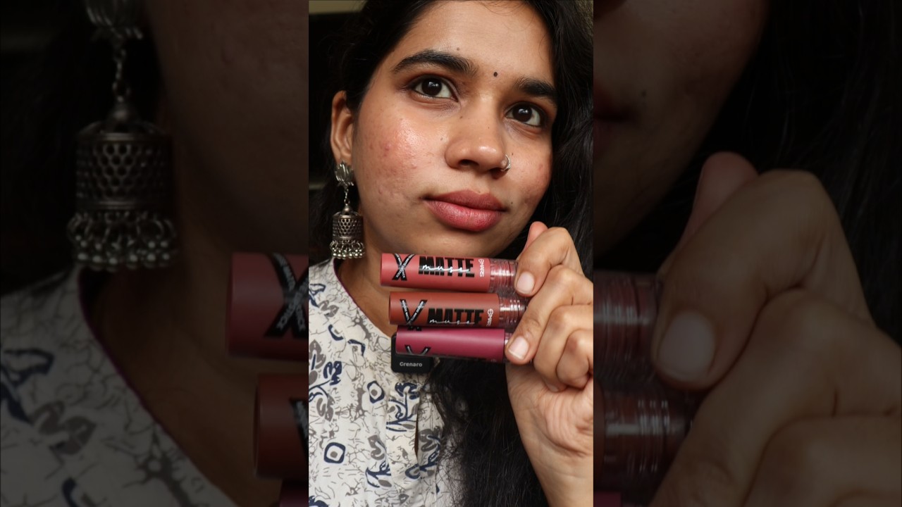 @MARSCosmetics Matte Muse - Trendsetter, Empress, Superstar #lipstickforindianskintone #lipstick