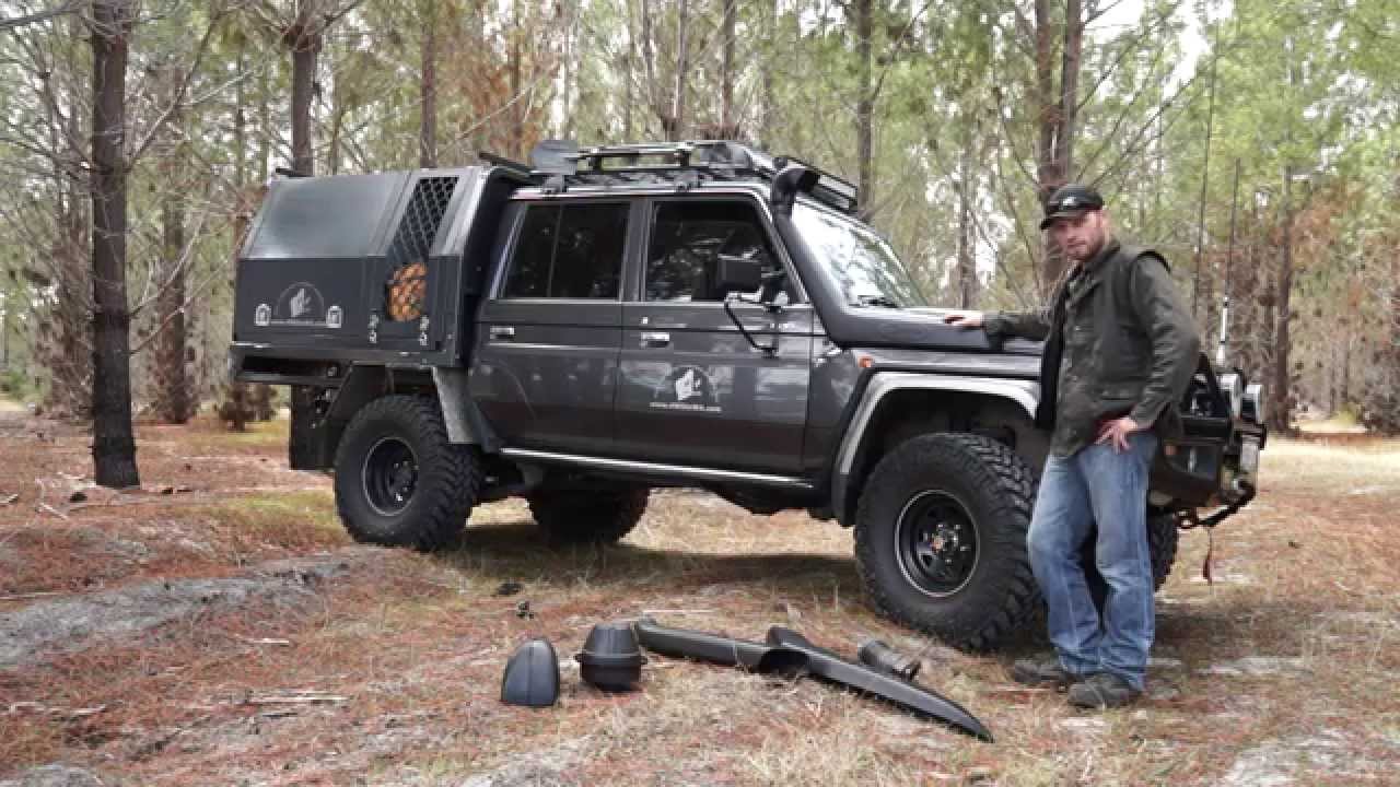 70 series Toyota Landcruiser Snorkel review & Safari Snorkel