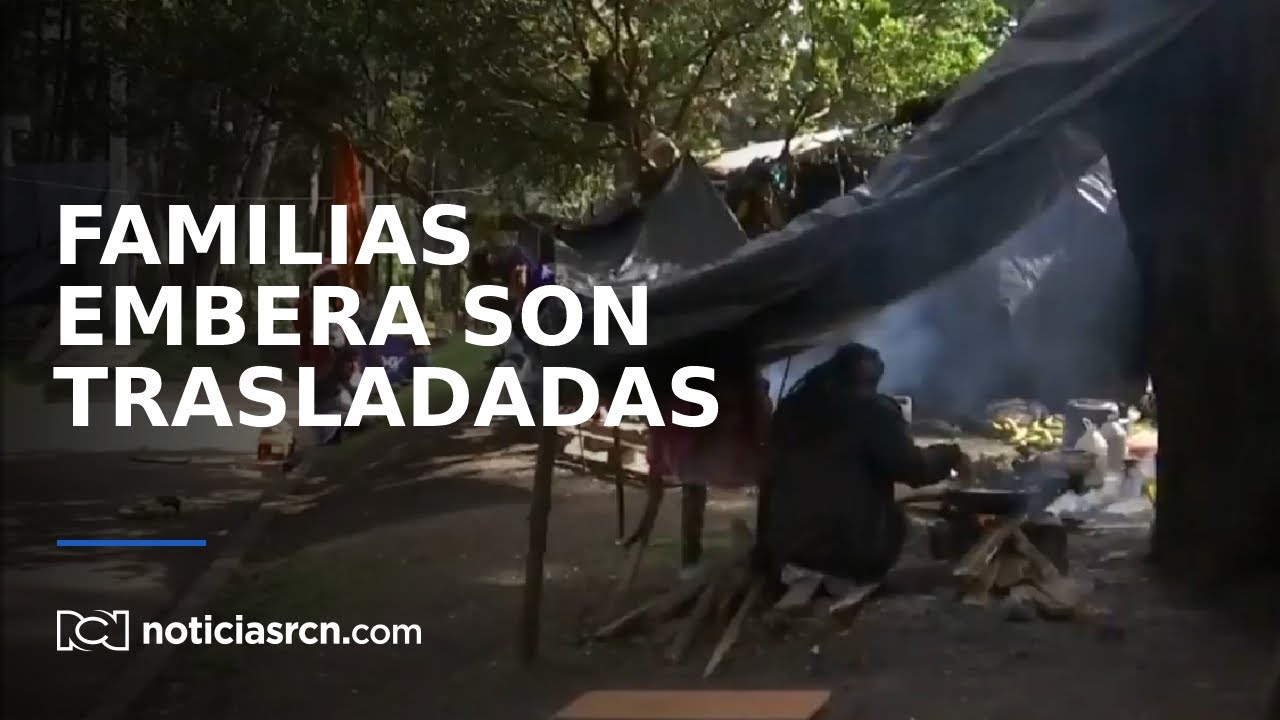 Familias de la comunidad indígena embera aceptaron reubicación en Bogotá