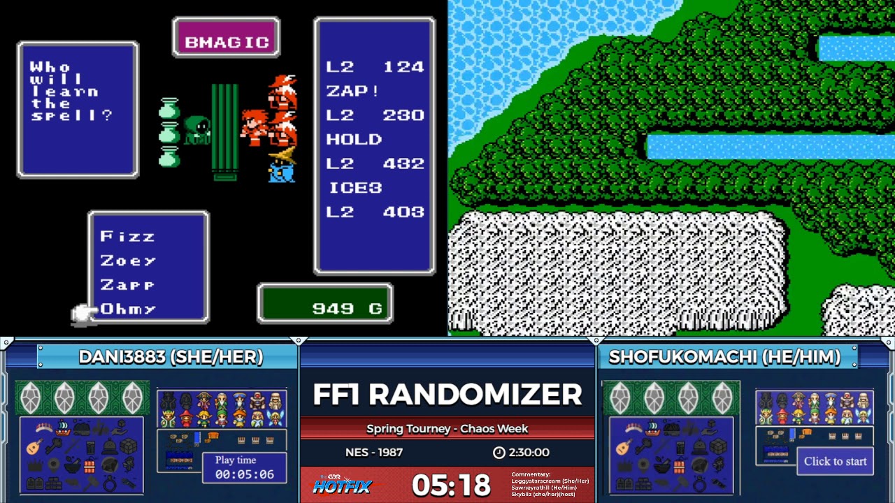 Random Number Generation - Final Fantasy Randomizer