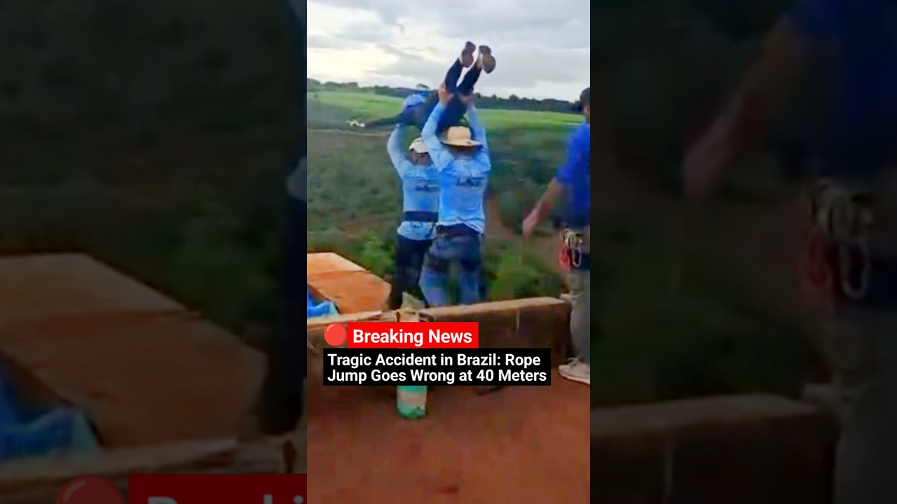 🔴 BREAKING NEWS: Tragic Accident in Brazil, Rope Jump Goes Wrong at 40 Meters, Ponte Do Esqueleto
