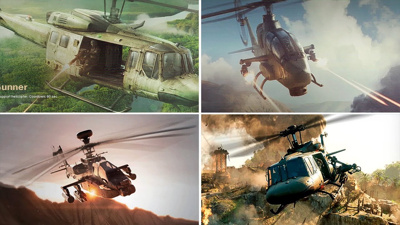 Evolution of ALL Chopper Gunners in Call of Duty Games