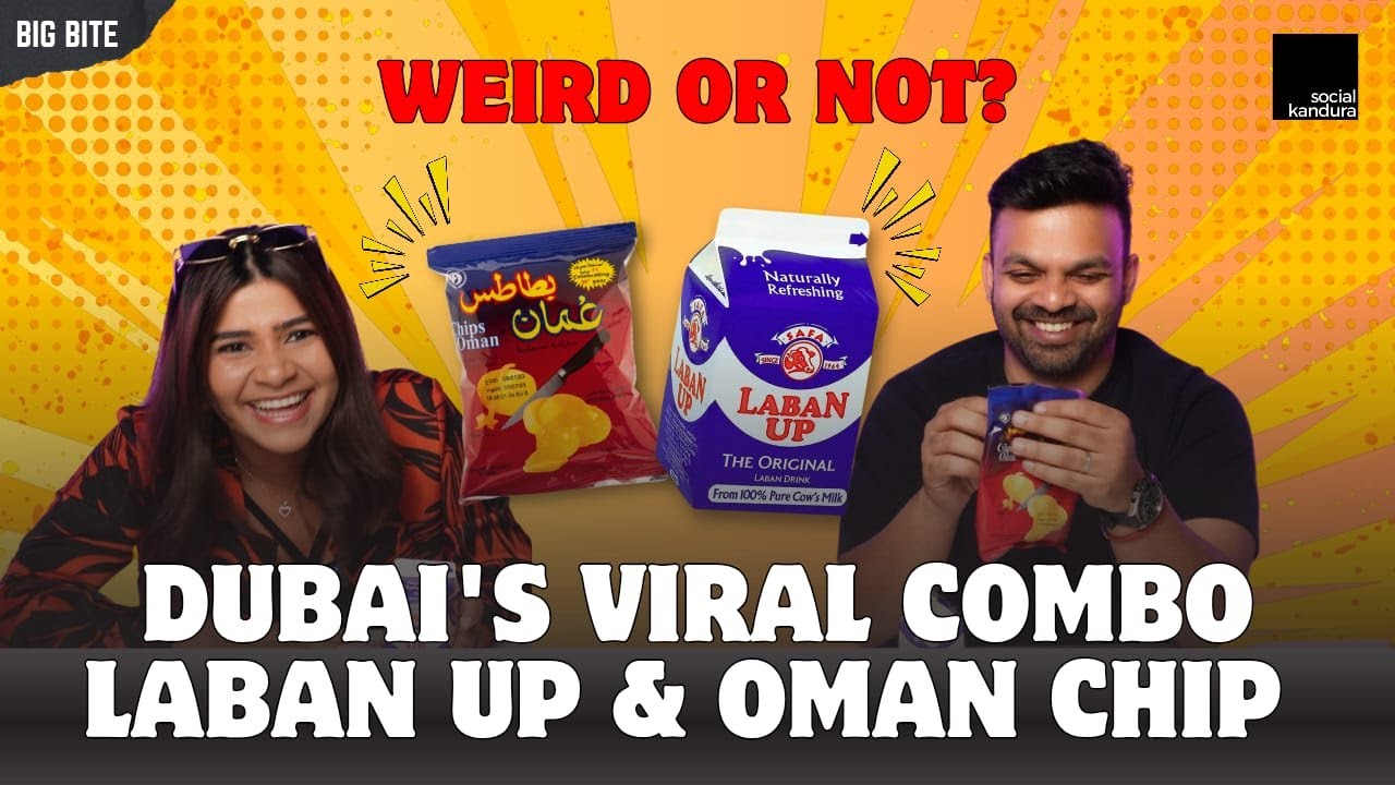 We Tried Dubai's Viral Laban Up With Oman Chips | The Big Bite | Social Kandura