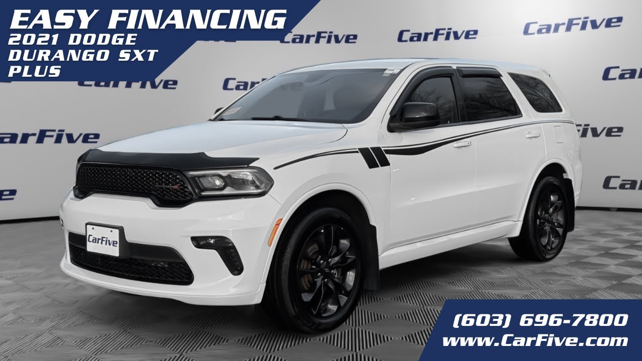 Carfive - The 2021 Dodge Durango SXT Plus AWD Delivers Versatility.