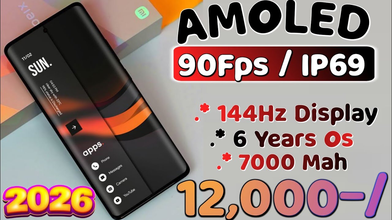 SONY SENSOR | 5 BEST 5G MOBILE PHONE UNDER 12000 IN 2026 | BEST 5G SMARTPHONE UNDER 12000 IN JAN