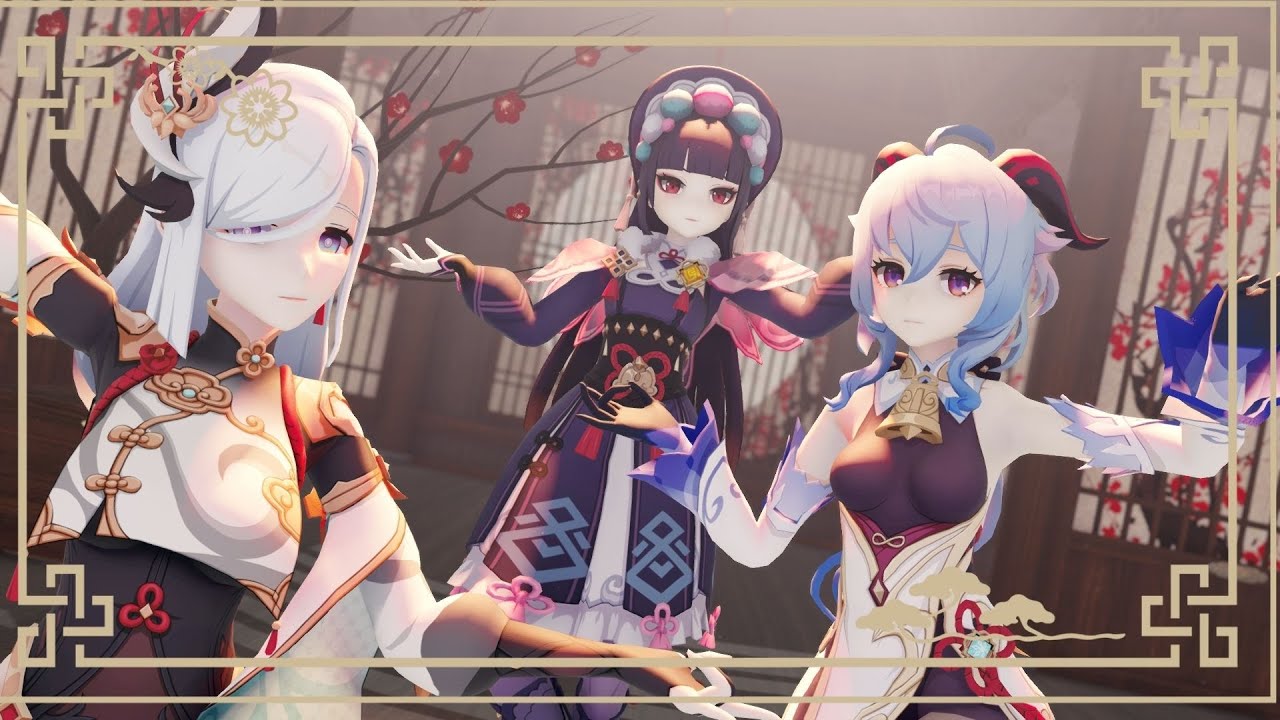 [ MMD  Genshin Impact ] 桃源恋歌 - Tougen Renka『 Yunjin / Shenhe / Ganyu  』