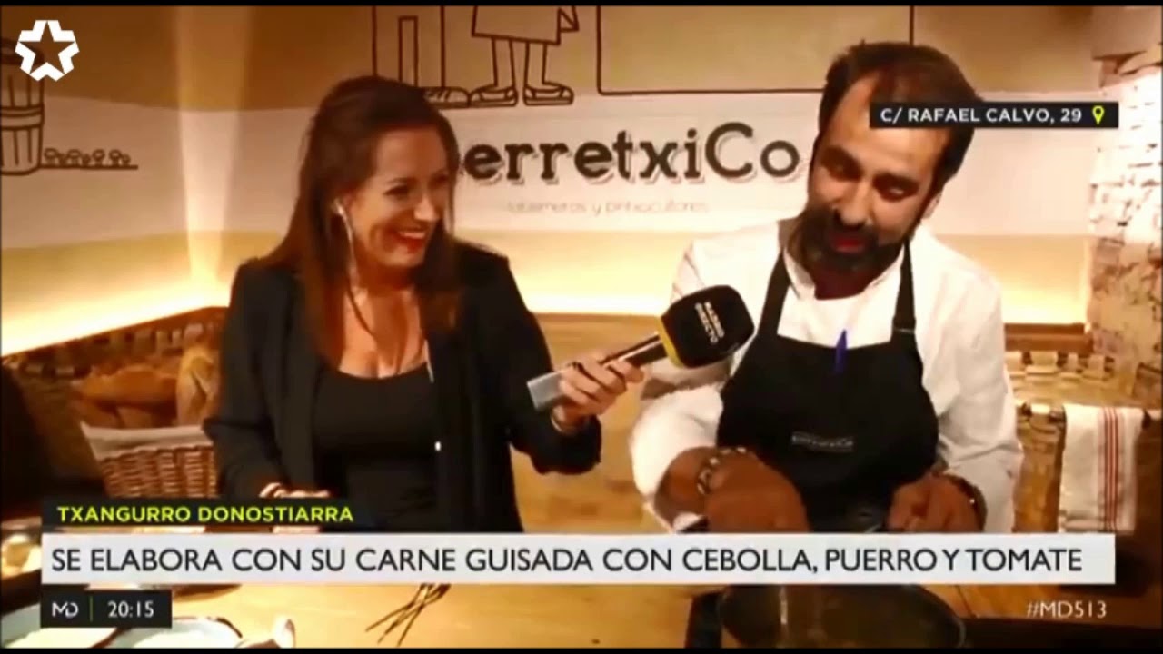 Receta txangurro en perretxiCo Chamberí (Madrid) con Josean Merino (TeleMadrid)