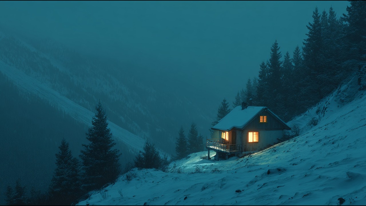 Cozy Winter Cabin ❄️ Deep Ambient Music for Work, Study & Deep Focus