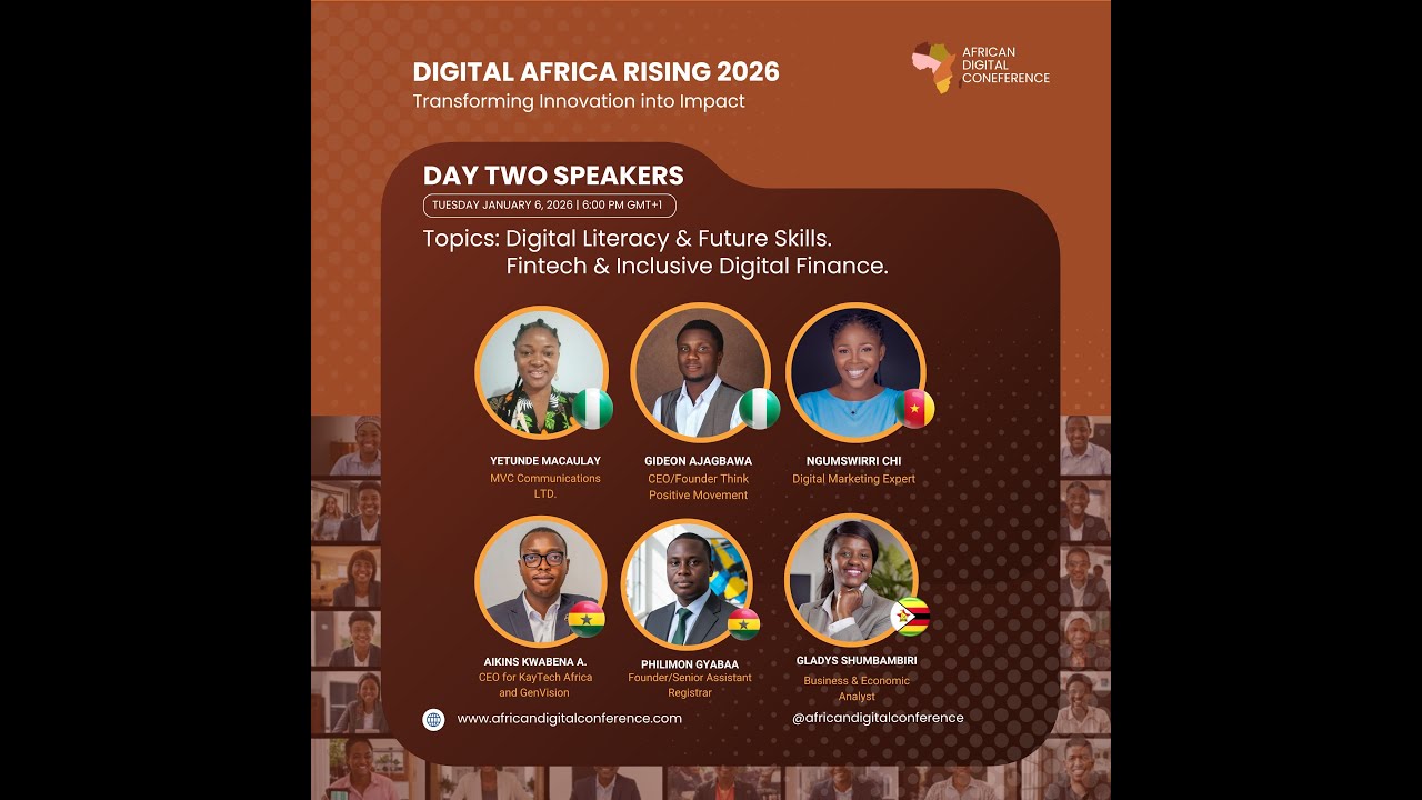 DAY  TWO - DIGITAL LITERACY, FUTURE SKILLS & INCLUSIVE DIGITAL FINANCE |