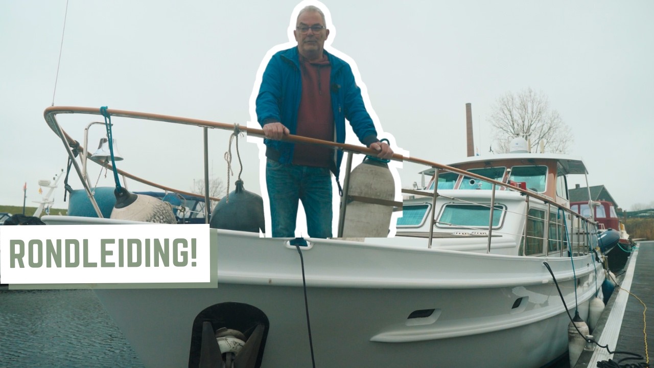 Jaap (61) ging met Pensioen en Woont nu op een Schip!