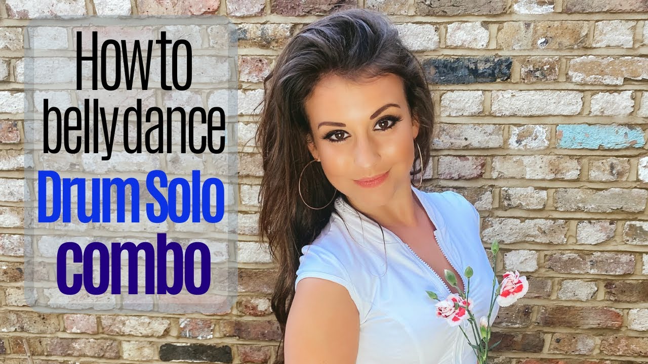 How to Belly Dance | Intermediate/Advanced Belly Dance Drum Solo Combination with Katie Alyce