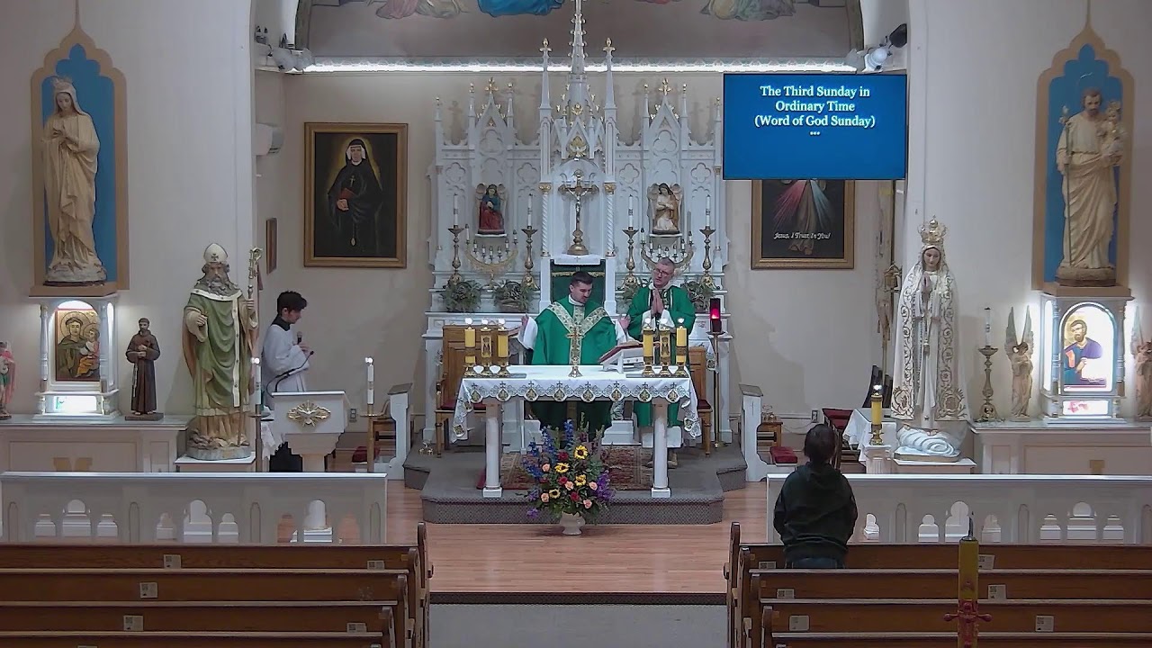 Holy Mass 10am, Third Sunday in Ordinary Time, January 25, 2026