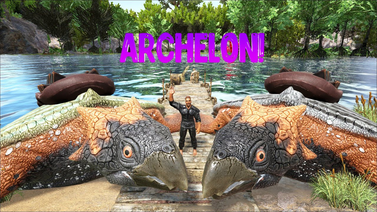 ARK Additions: Archelon / Архелон обзор по приручению. Скрытые способности.