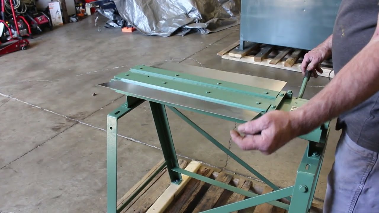 Used Lockformer Manual Sheet Metal Cheek Bender SOLD !