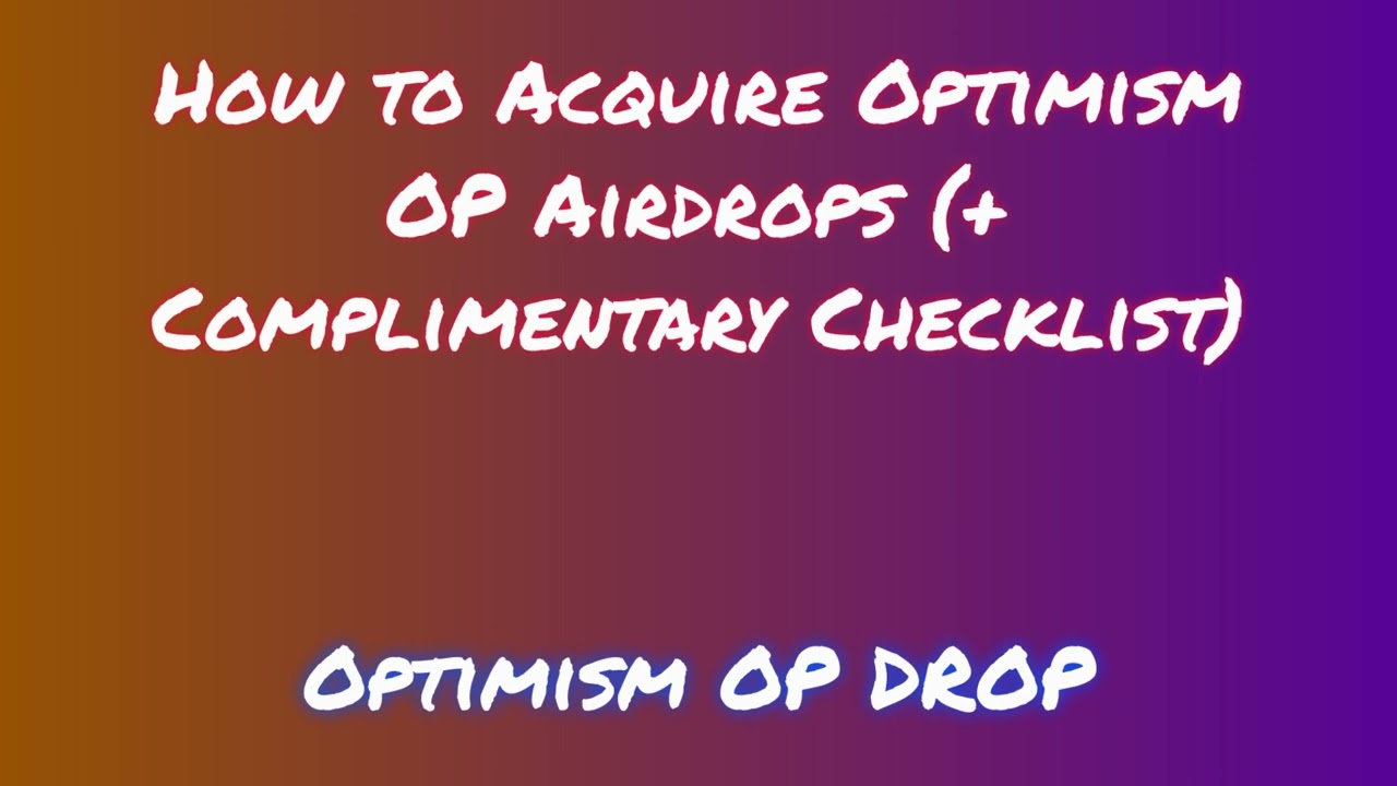 Claim Free Optimism OP Airdrop  |  Discover Optimism OP Airdrop Exchange Options