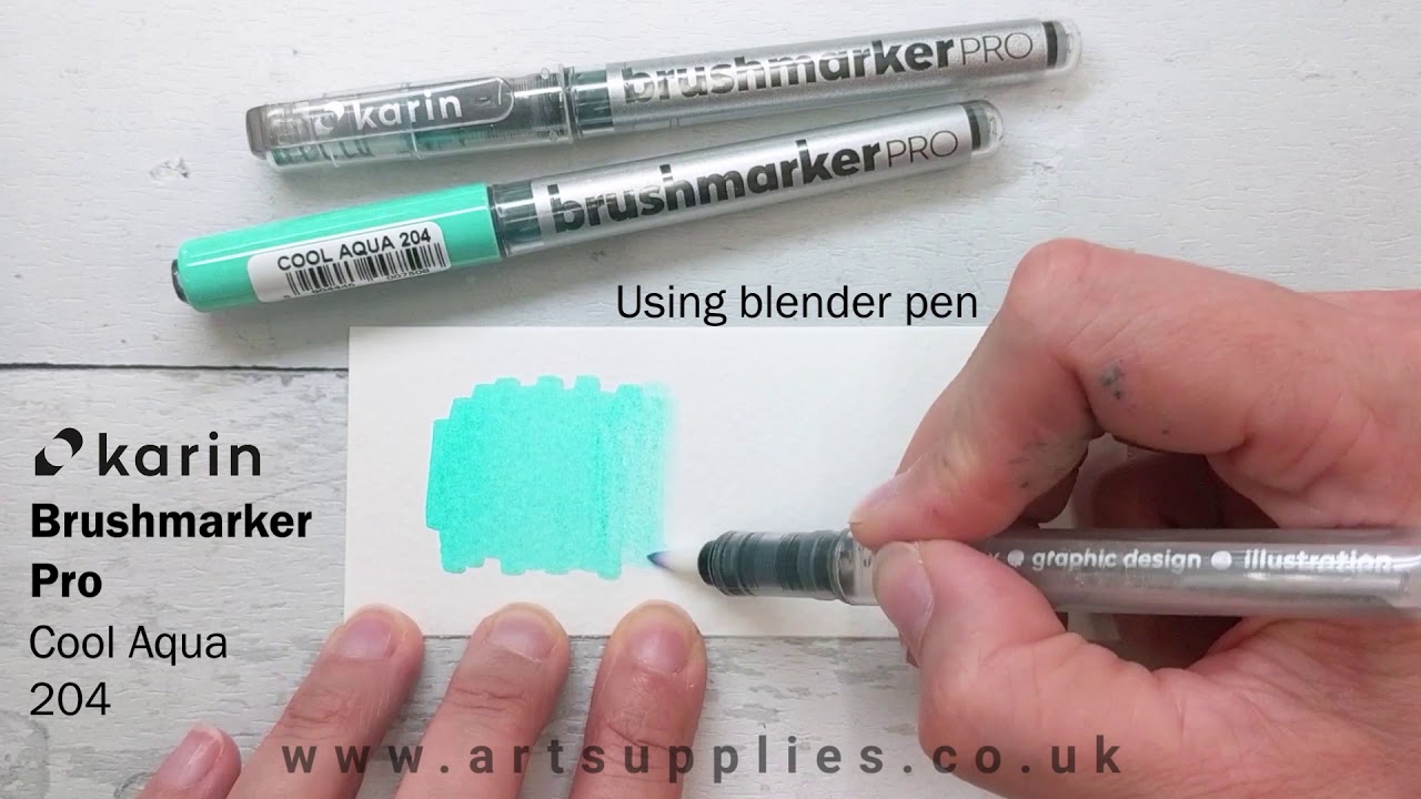 Karin Brushmarker Pro Cool Aqua 204