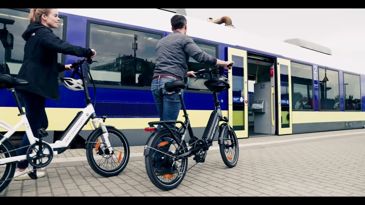Bergsteiger London 20 Zoll E-Bike Klapprad, 250 Watt Motor, Farbdisplay & Shimano 7 Gang-Schaltung