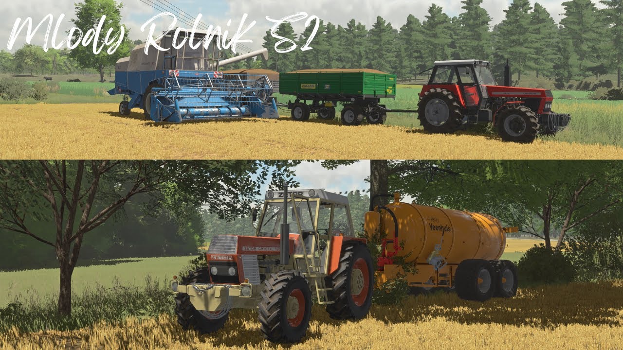 🤔Kosimy jęczmień na nowym kawałku &🚜 gnojowica koło gospy 🙂 