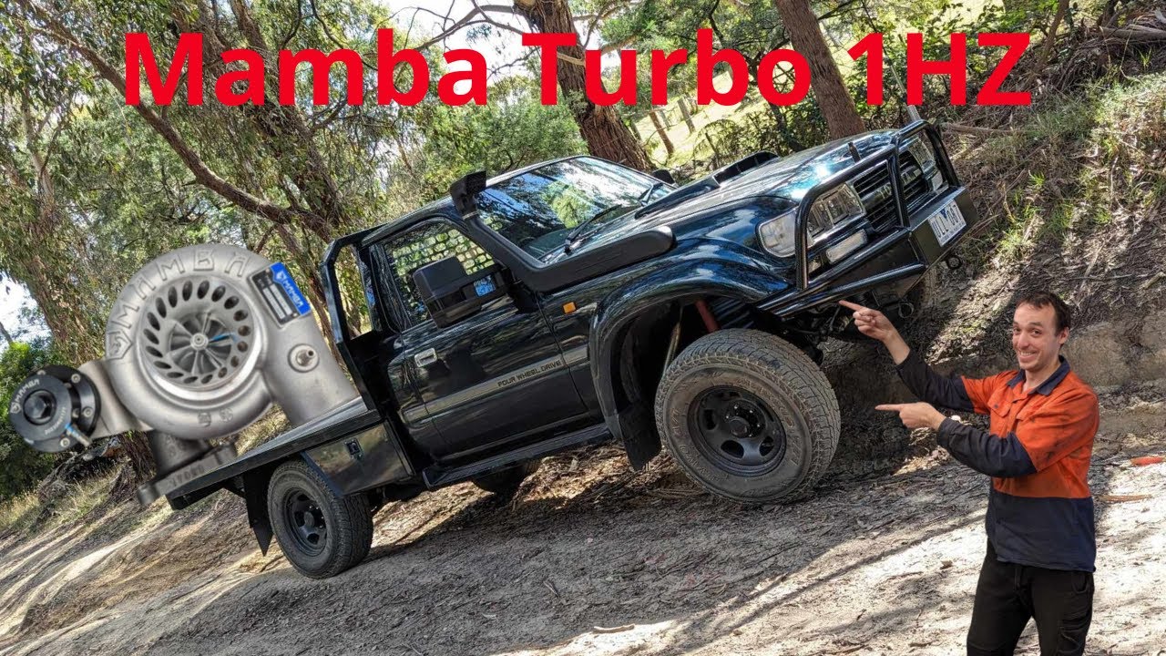 1HZ 80 Series MAMBA Turbo Install + CUSTOM Intercooler