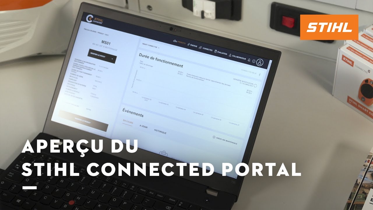 Aperçu du STIHL connected Portal - STIHL connected