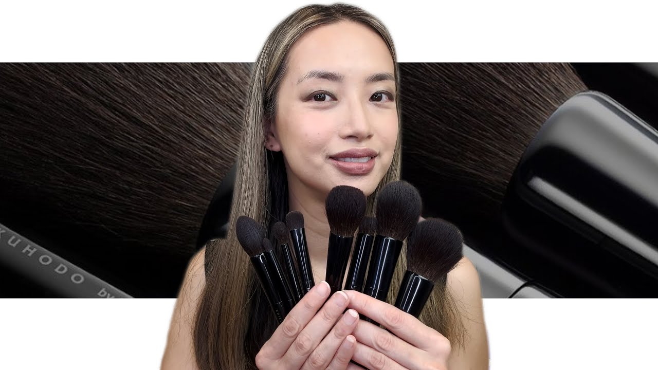 Chikuhodo Z-Series Face and Eye Brush Demo | Comparisons