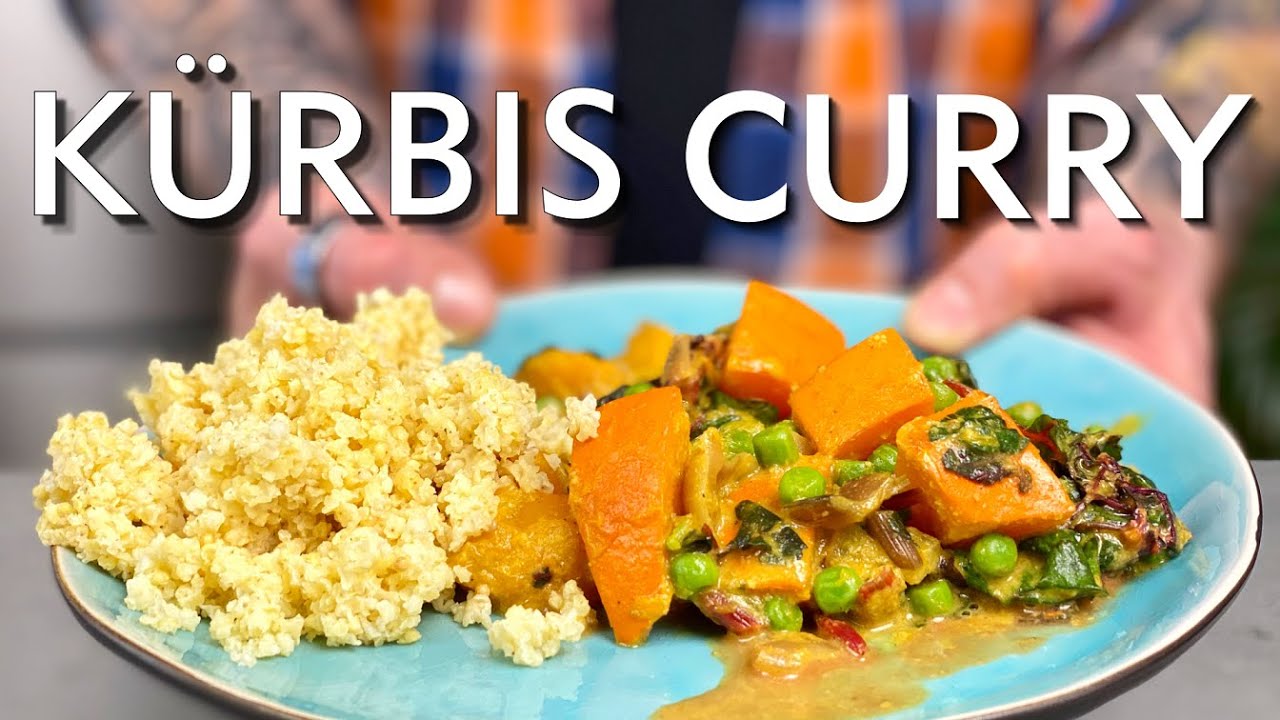 K&uuml;rbis Curry mit Kokosmilch