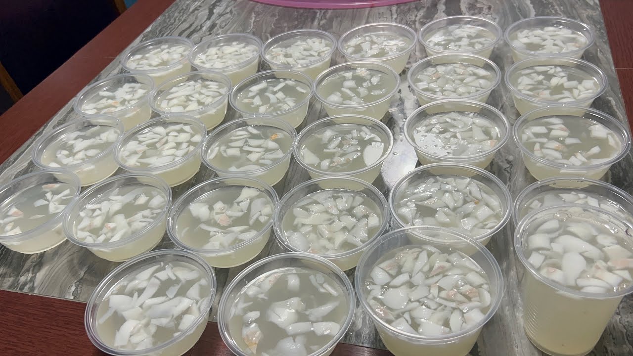Jelly Kelapa Dessert Berbuka Paling Mudah Dan Senang 