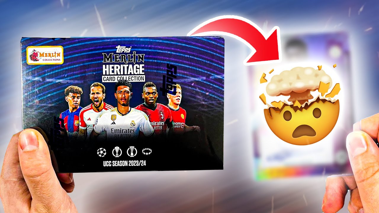 *EPIC* LEGEND AUTO!! | Topps MERLIN HERITAGE Collection 2023/24 HOBBY BOX Opening! (2 Box Break!)