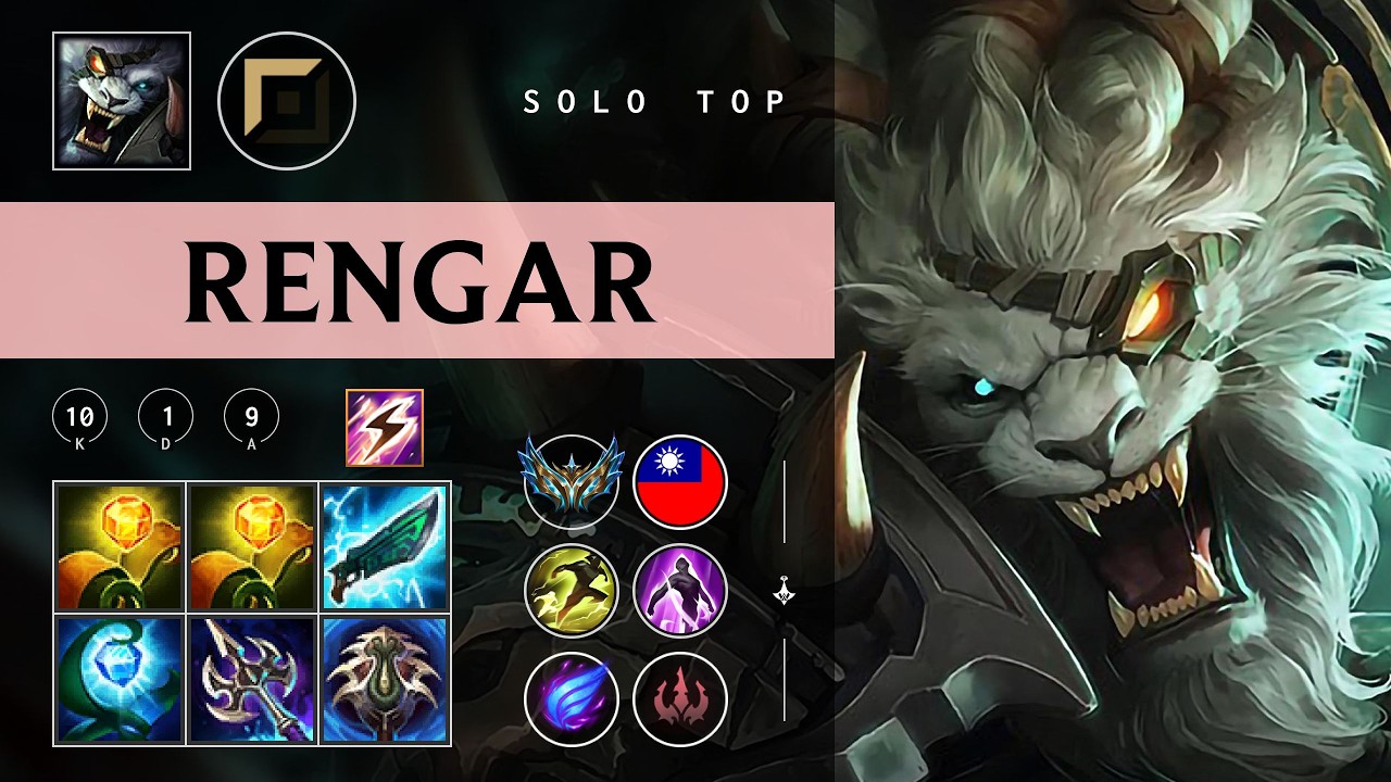 Rengar Top vs Malphite - TW Challenger Patch 26.06