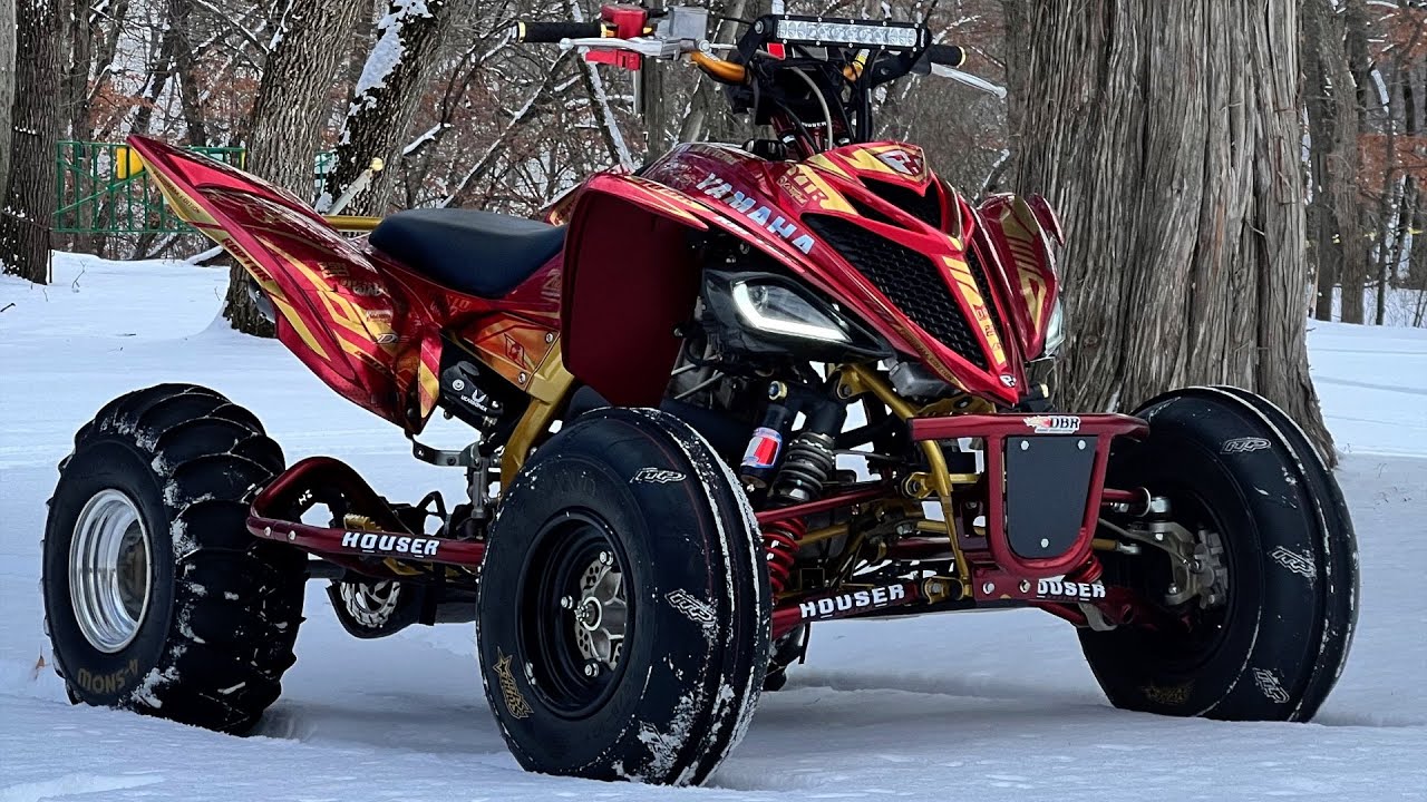 Winter Ride on my Raptor 700