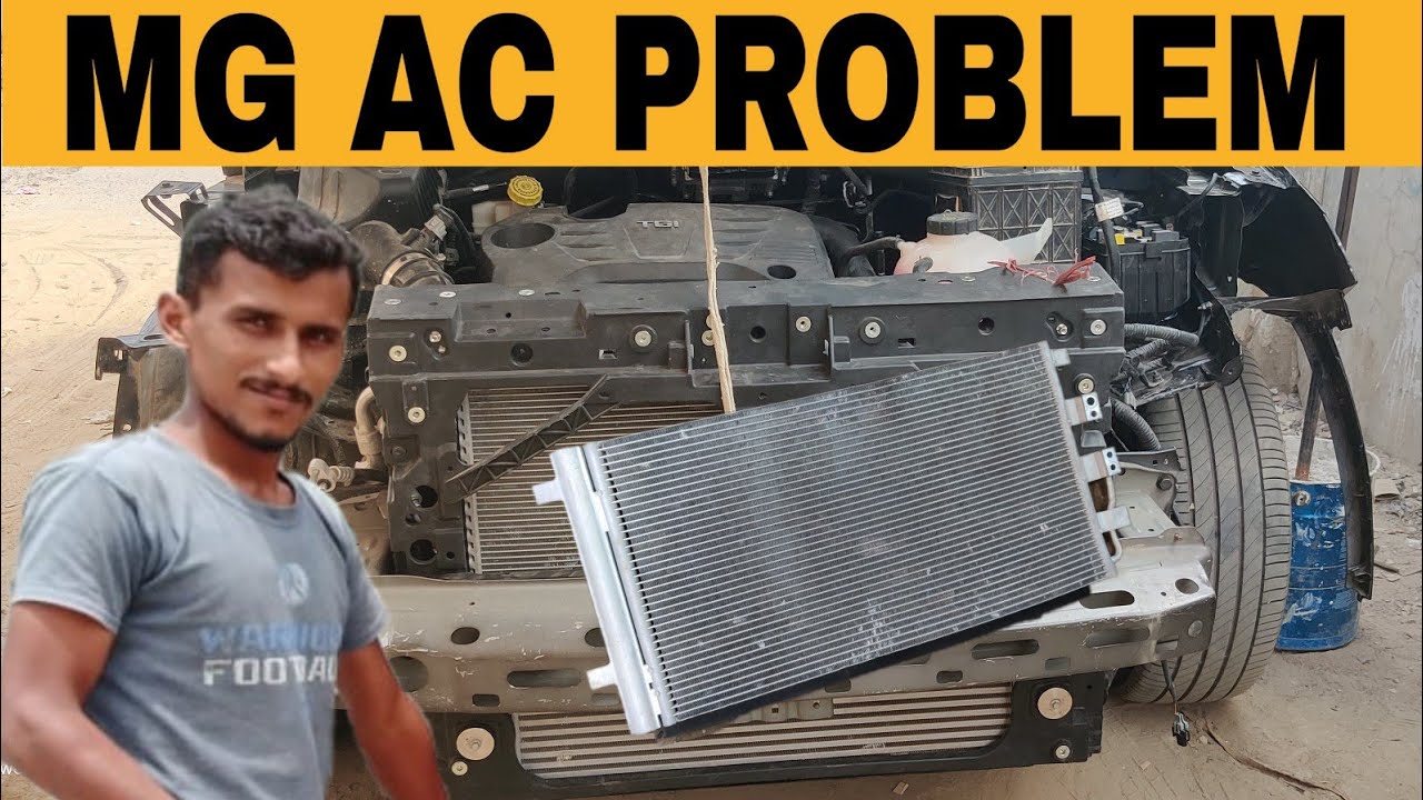 MG Condenser Replacement|How To Replace MG Condenser|MG AC problem