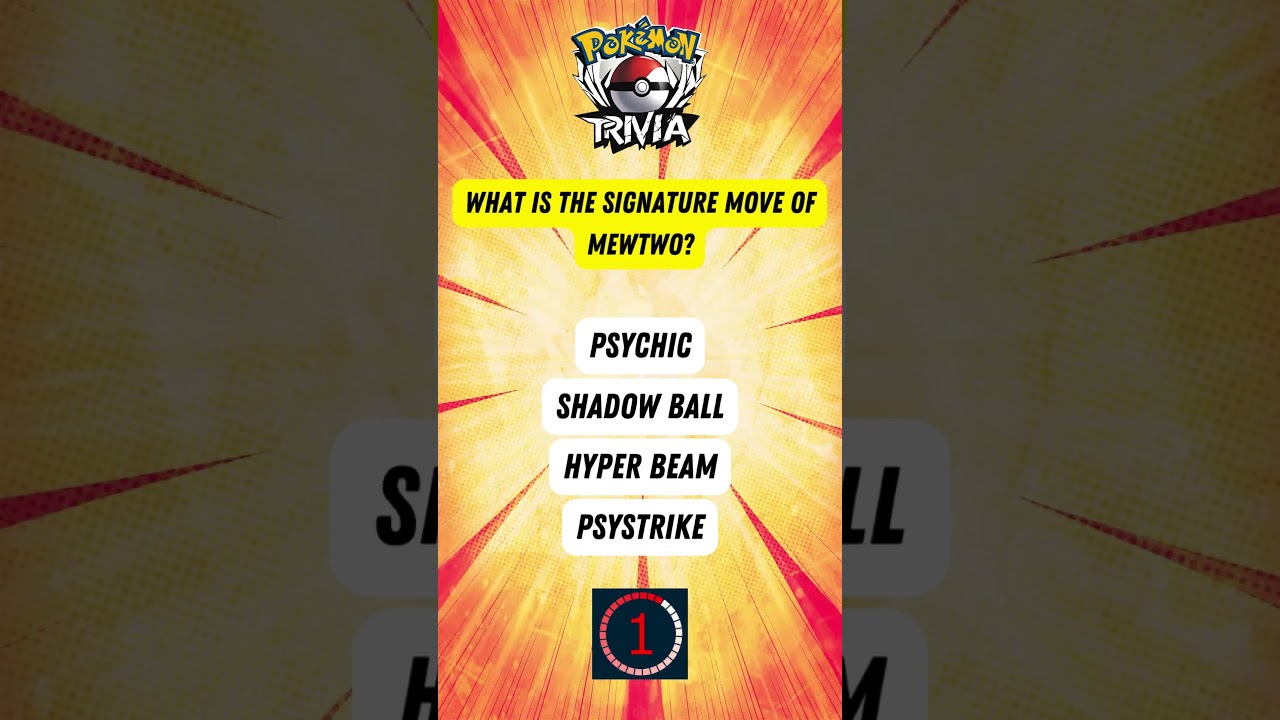 Mewtwo's Signature Move - Psystrike Unleashed!