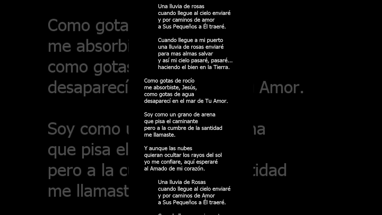 Una lluvia de rosas