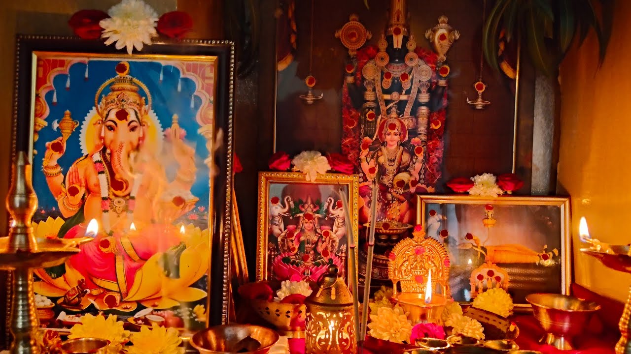 Saturday Pooja Completed #god #blessings #likesharesubscribe | Telugufamilylife_67