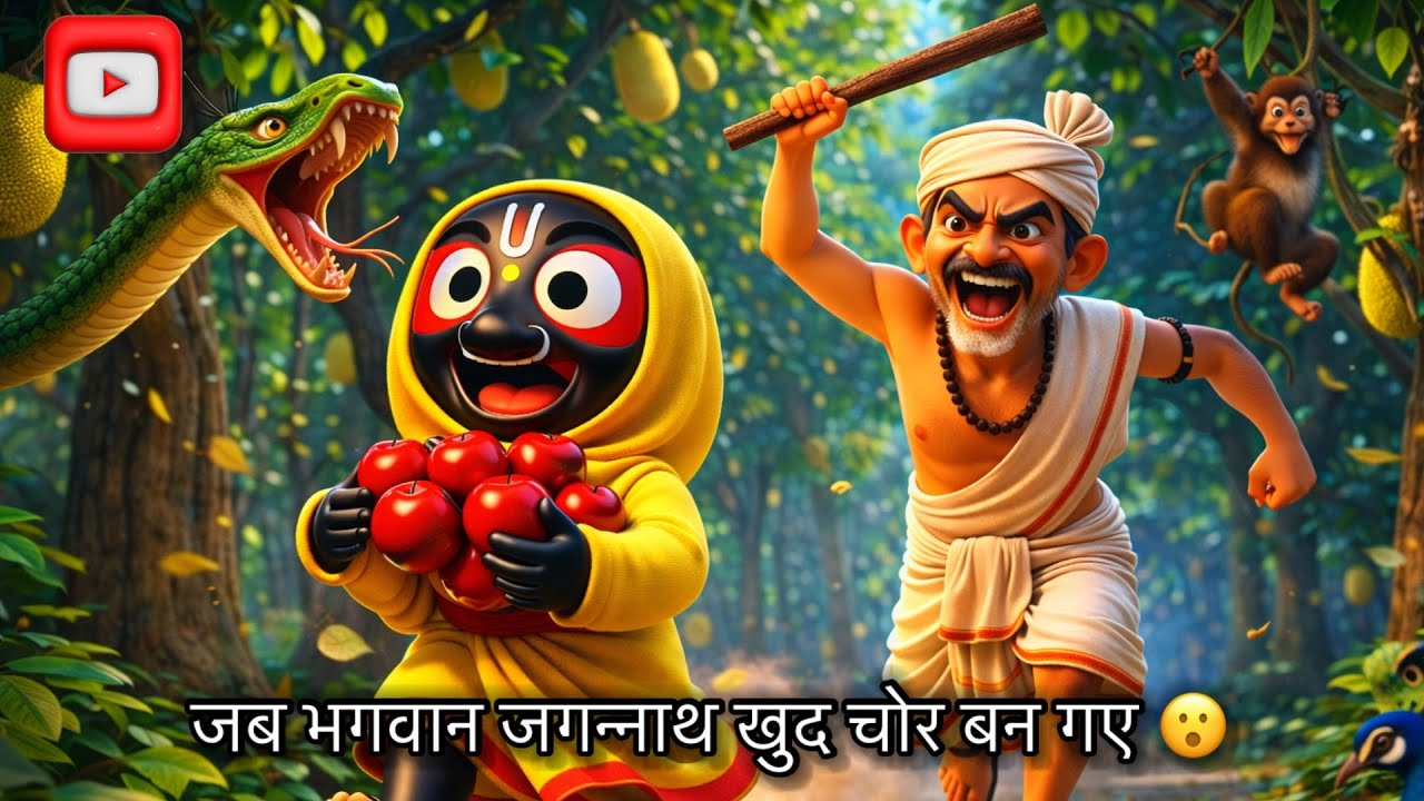 आख़िर भगवान जगन्नाथ ने चोरी क्यों की?😮|रहस्यमयी कहानी|| #jagannath #jagannathmiracle #puritemple #ai