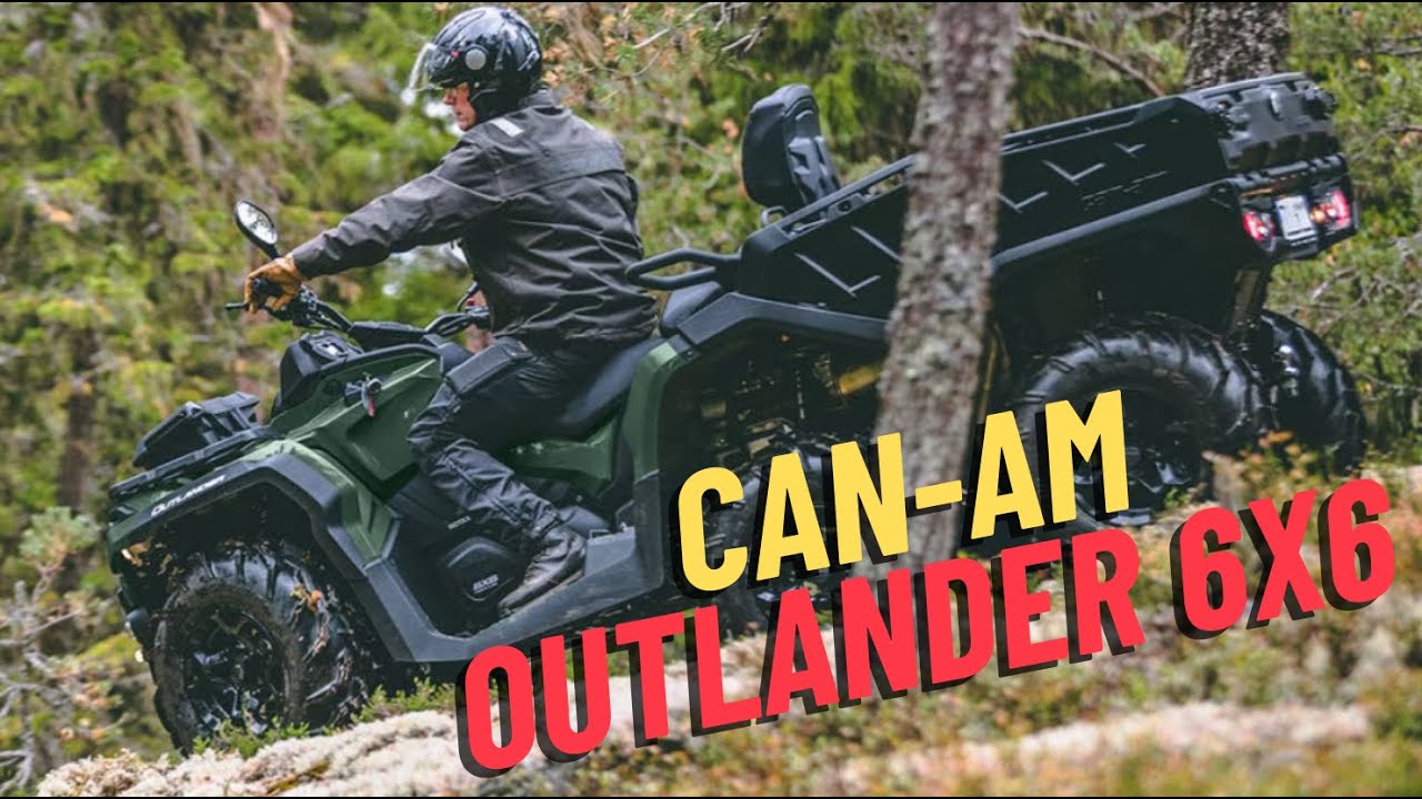 Can-am OUTLANDER 6x6 ✨ Czy lepszy niż czterokołowy quad? 🤔