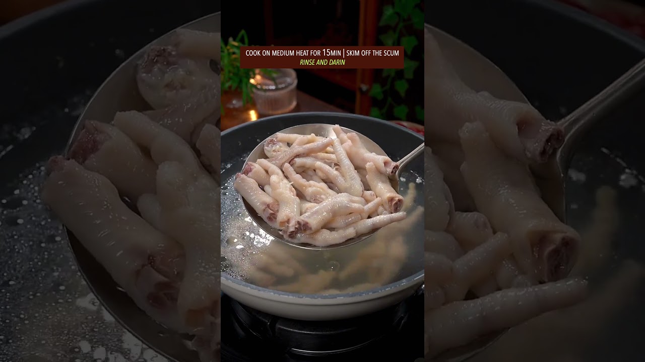 EASY STIR-FRIED CHICKEN FEET RECIPE #recipe #cooking #chinesefood #chickenfeet #chickenrecipe