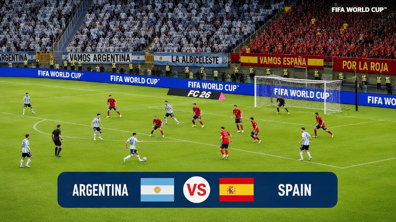 Spain vs Argentina 2026 World Cup | Rematch | EA SPORTS FC 26 | Yamal vs Messi