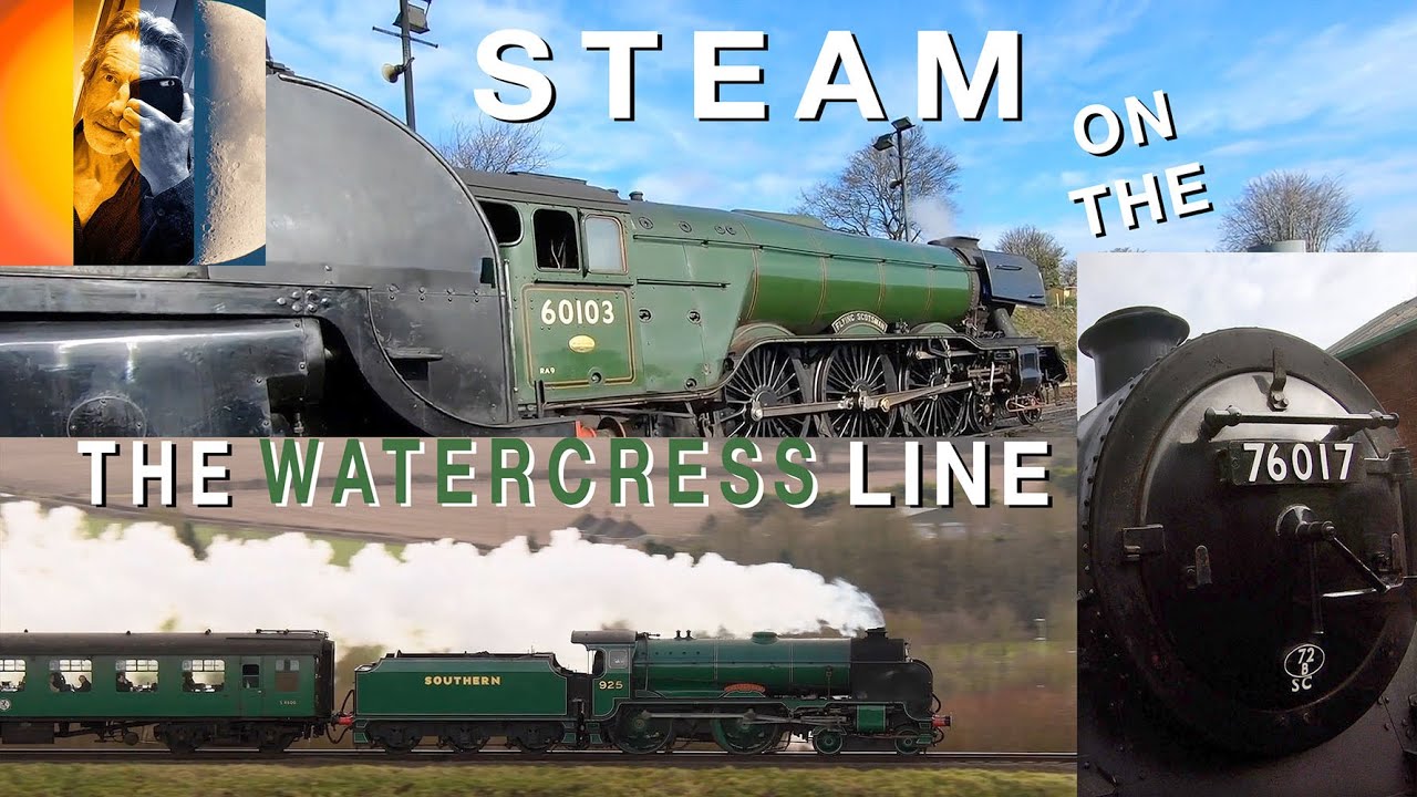 Steam on The Watercress Line at Ropley Mid Hants Railway
