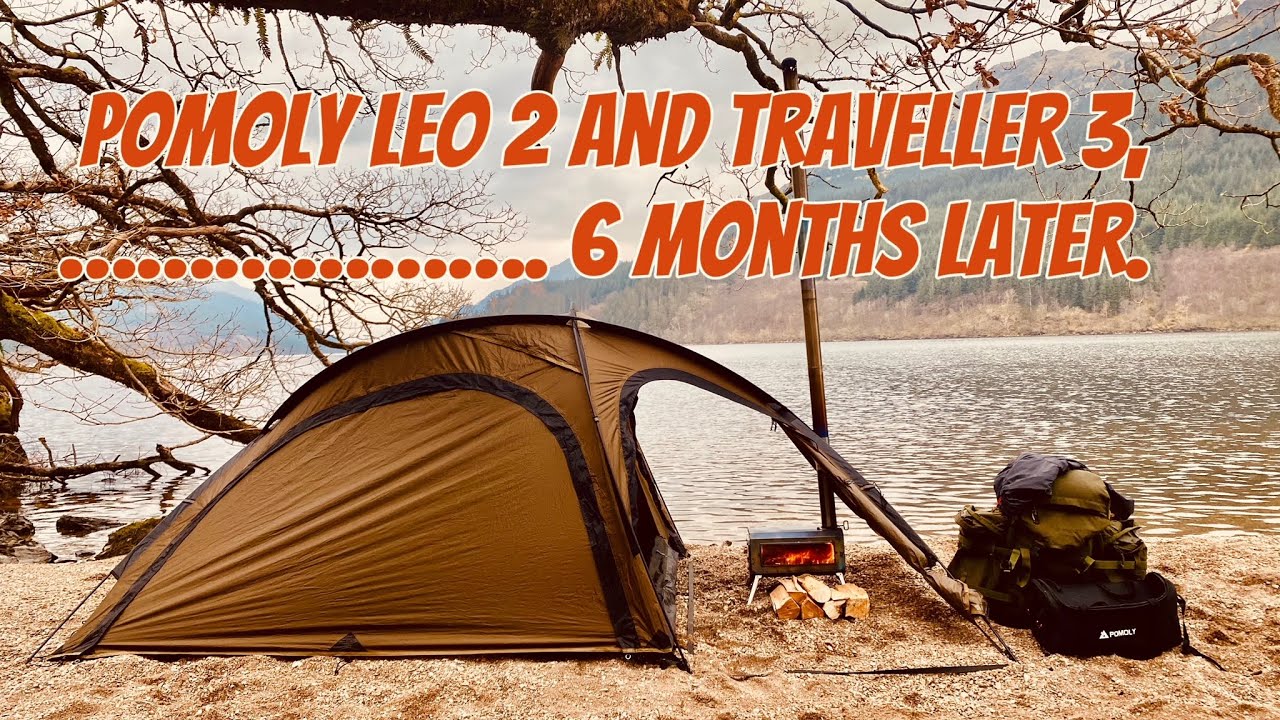 Recenzja namiotu POMOLY Leo 2 i pieca na drewno Traveller 3 po 6 miesiącach.