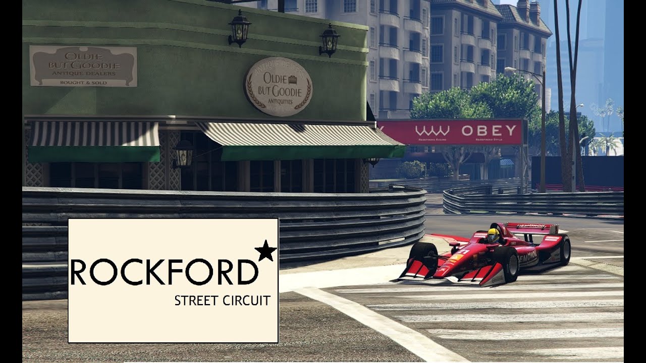 GTA V Motorsport - Realistic race tracks - ROCKFORD STREET CIRCUIT
