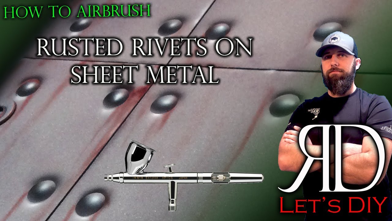 How To Airbrush Rivets and Sheet Metal