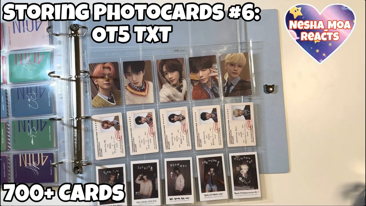 Storing Photocards #6 (700+ Cards): OT5 TXT