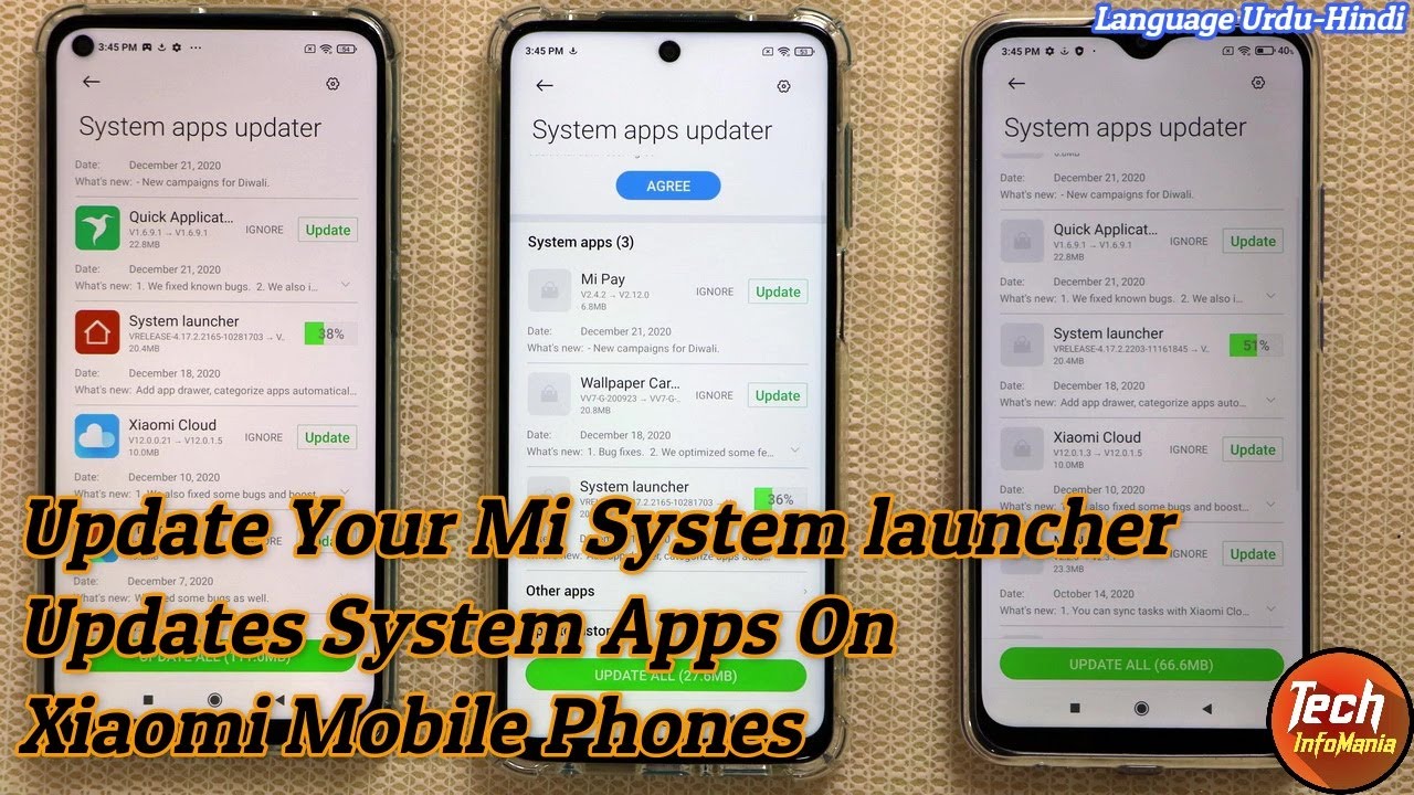 Update MI System Launcher System App Updater