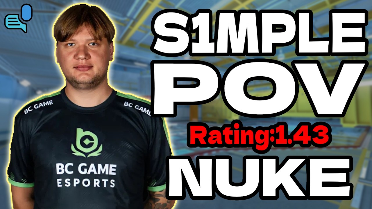 s1mple POV | rating:1.43 | nuke | +VOICE | EU FACEIT | Sep 5, 2026