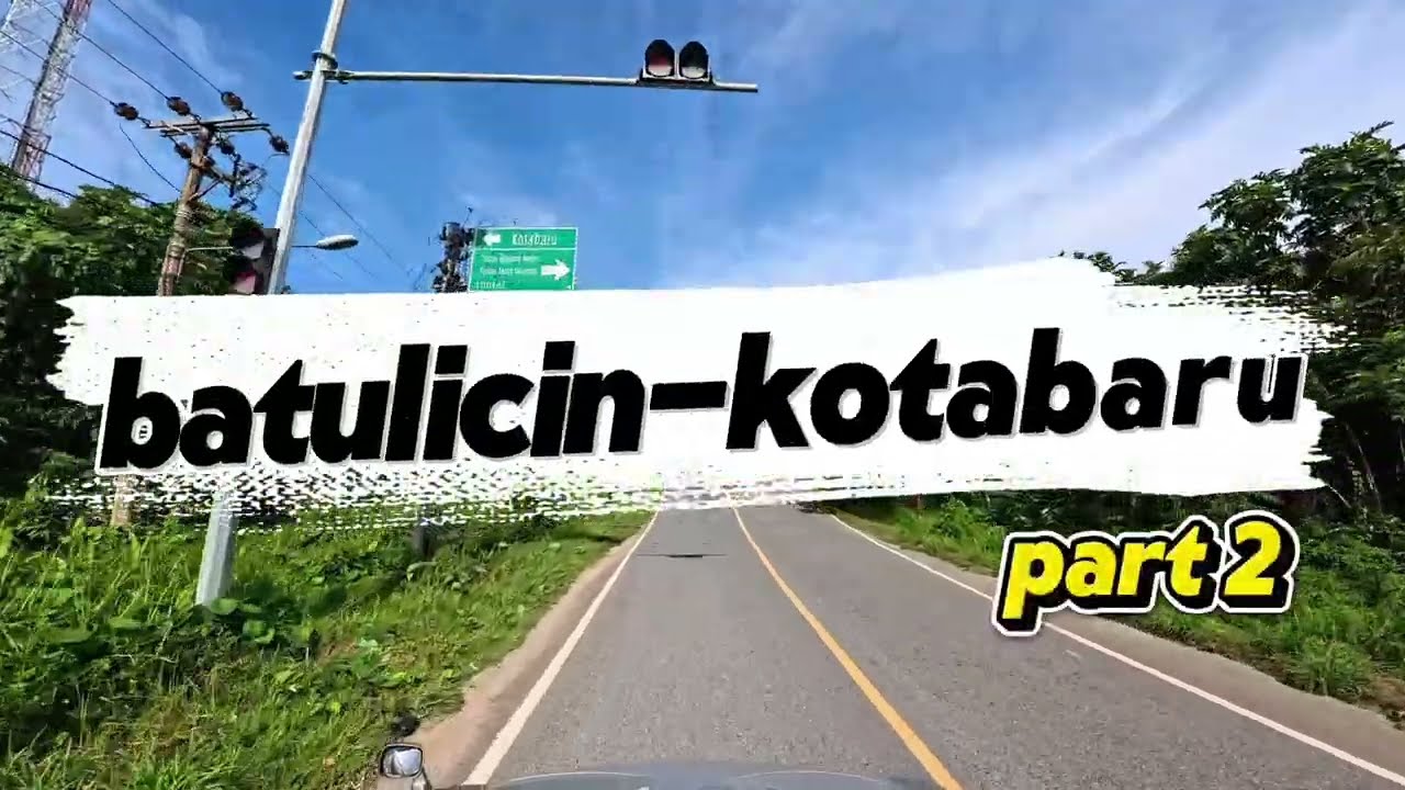 Jalan Batulicin - Kotabaru, Setelah Menyeberang  Kapal Ferry Dermaga Batulicin-Tanjung Serdang