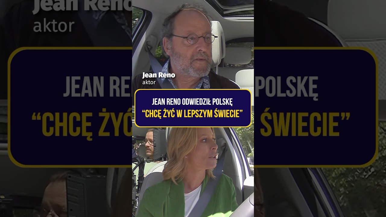 Jean Reno odwiedził Polskę. &bdquo;Chcę żyć w lepszym świecie&rdquo; #OnetRano #sztuka #kino